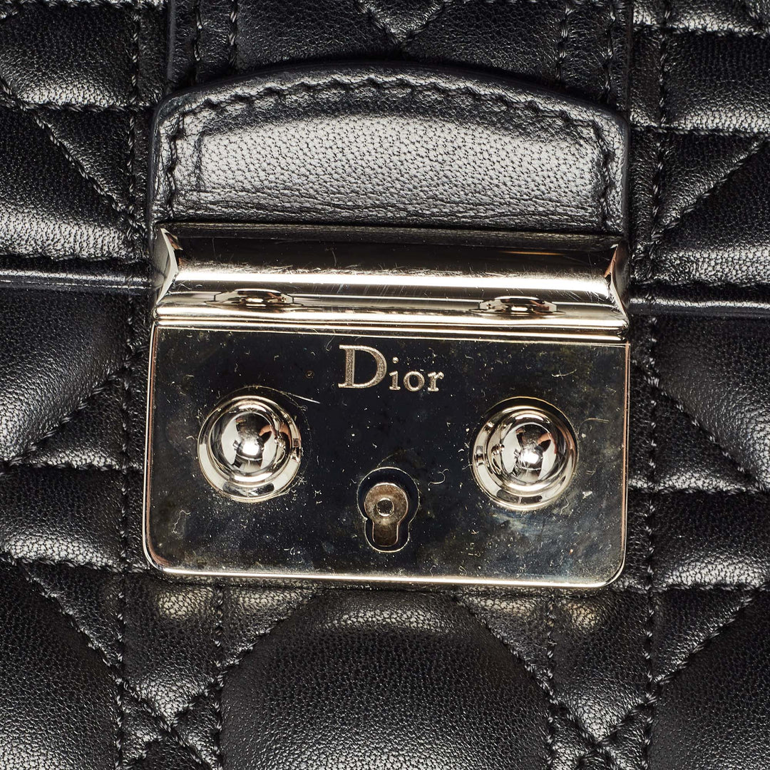 Top quality Dior Black Cannage Leather Miss  Promenade Shoulder Bag