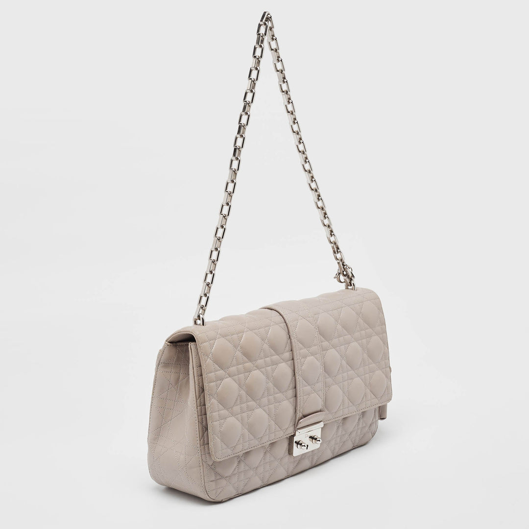 Top quality Dior Grey Cannage Leather Large Miss  Shoulder Bag
