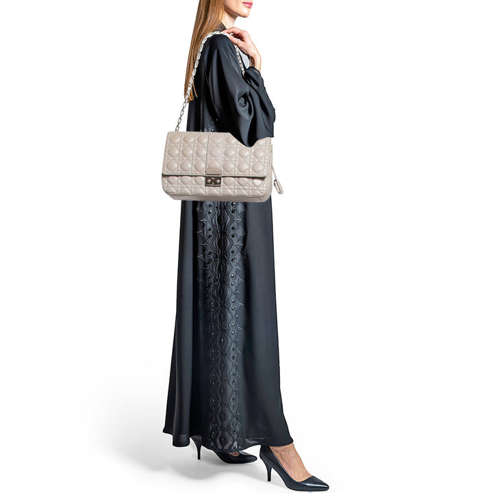 Top quality Dior Grey Cannage Leather Large Miss  Shoulder Bag