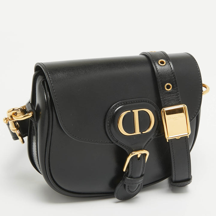 Top quality Dior Black Leather Small Bobby Bag