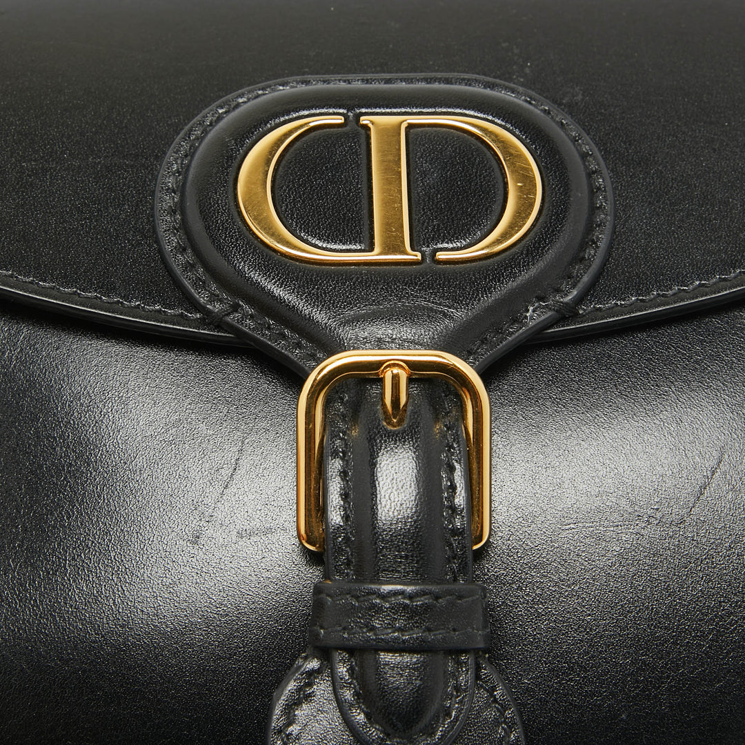 Top quality Dior Black Leather Small Bobby Bag