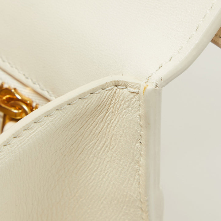 Top quality Dior Off -White Leather 30 Montaigne Shoulder Bag