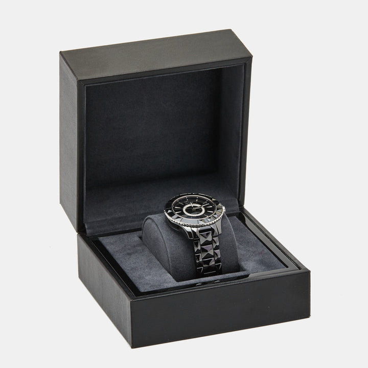 Top quality Dior Black Diamond Ceramic Stainless Steel  VIII CD1245E0C002 Women's Wristwatch 38 mm