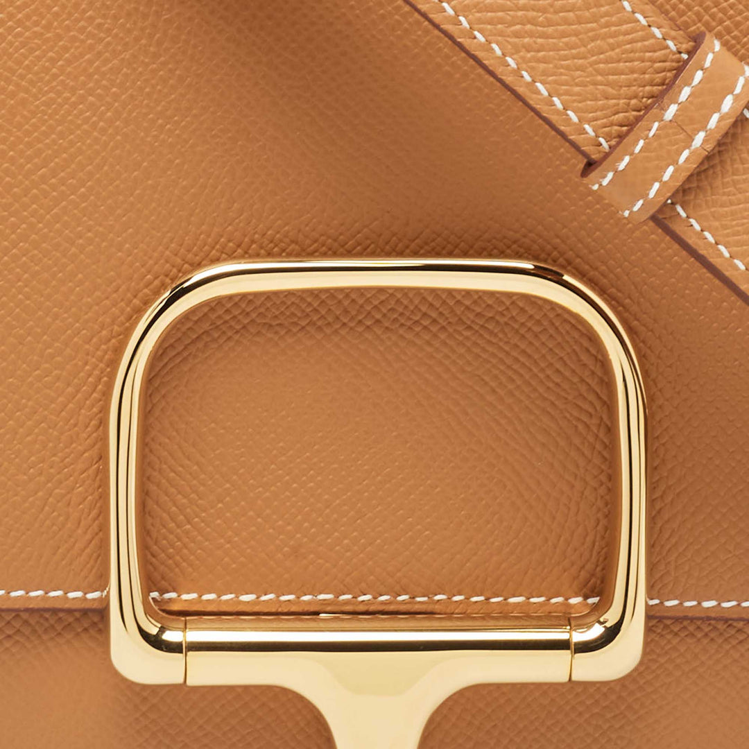 Premium Handmade Hermes Gold Epsom Leather Della Cavalleria Mini Bag