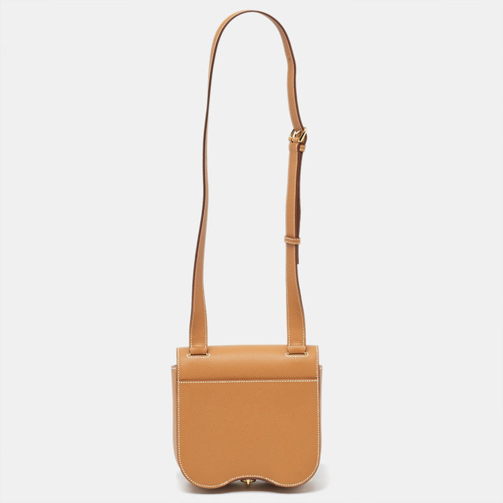 Premium Handmade Hermes Gold Epsom Leather Della Cavalleria Mini Bag