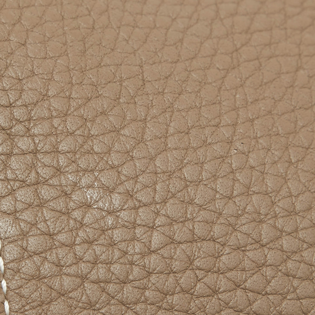 Premium Handmade Hermes  Etoupe Togo Leather Jypsiere 28 Bag