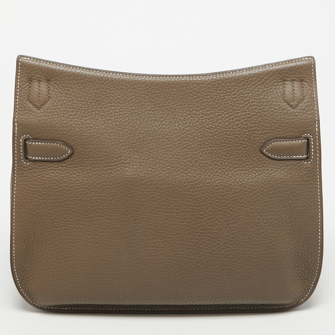 Premium Handmade Hermes  Etoupe Togo Leather Jypsiere 28 Bag