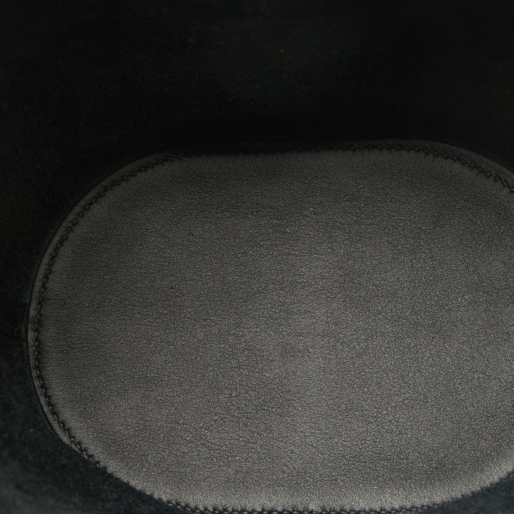 Premium Handmade Hermes Noir Taurillon Clemence and Swift Leather In The Loop 18 Bag
