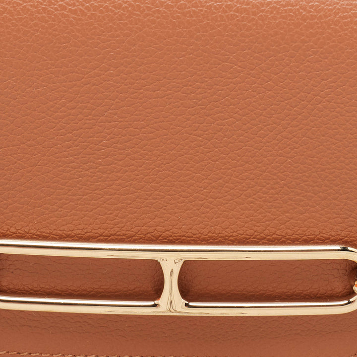 Premium Handmade Hermes Chai Evercolor Roulis Slim Wallet
