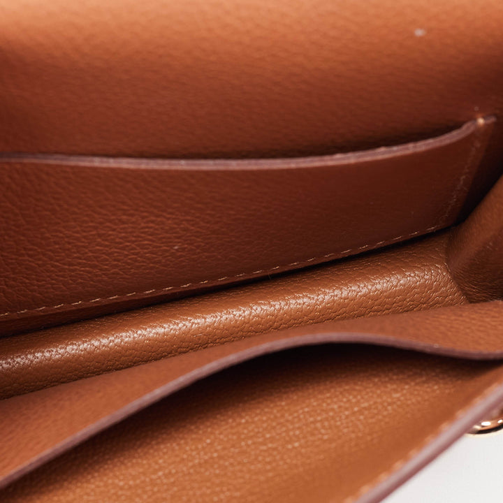 Premium Handmade Hermes Chai Evercolor Roulis Slim Wallet