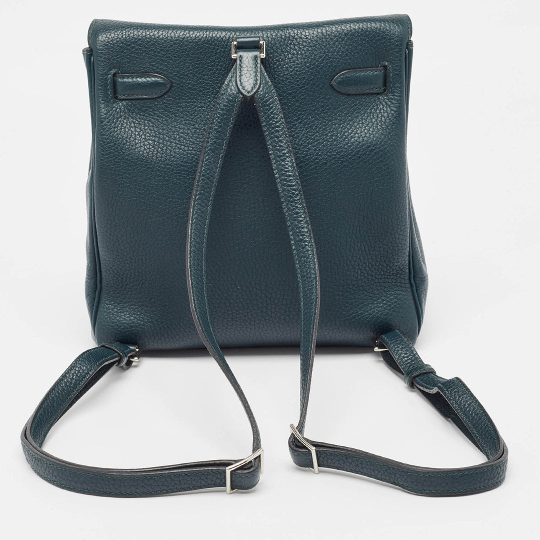 Top quality Hermes Vert Cypress Togo Leather Kelly Ado II Backpack