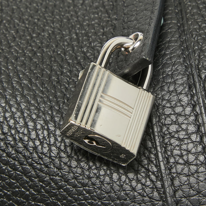 Top quality Hermes Noir Taurillon Clemence Leather Picotin Lock 22 Bag