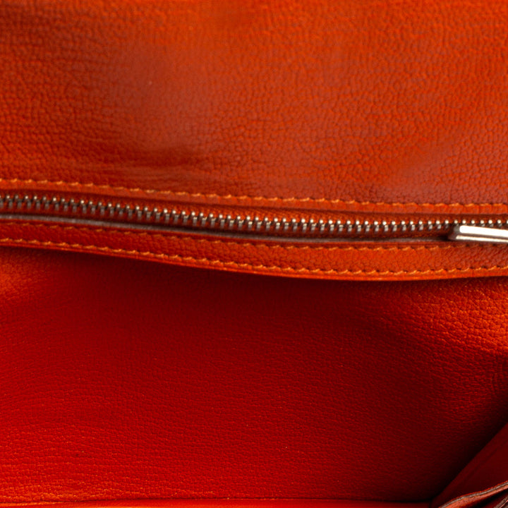 Top quality Hermes Feu Mysore Leather Bearn Gusset Wallet