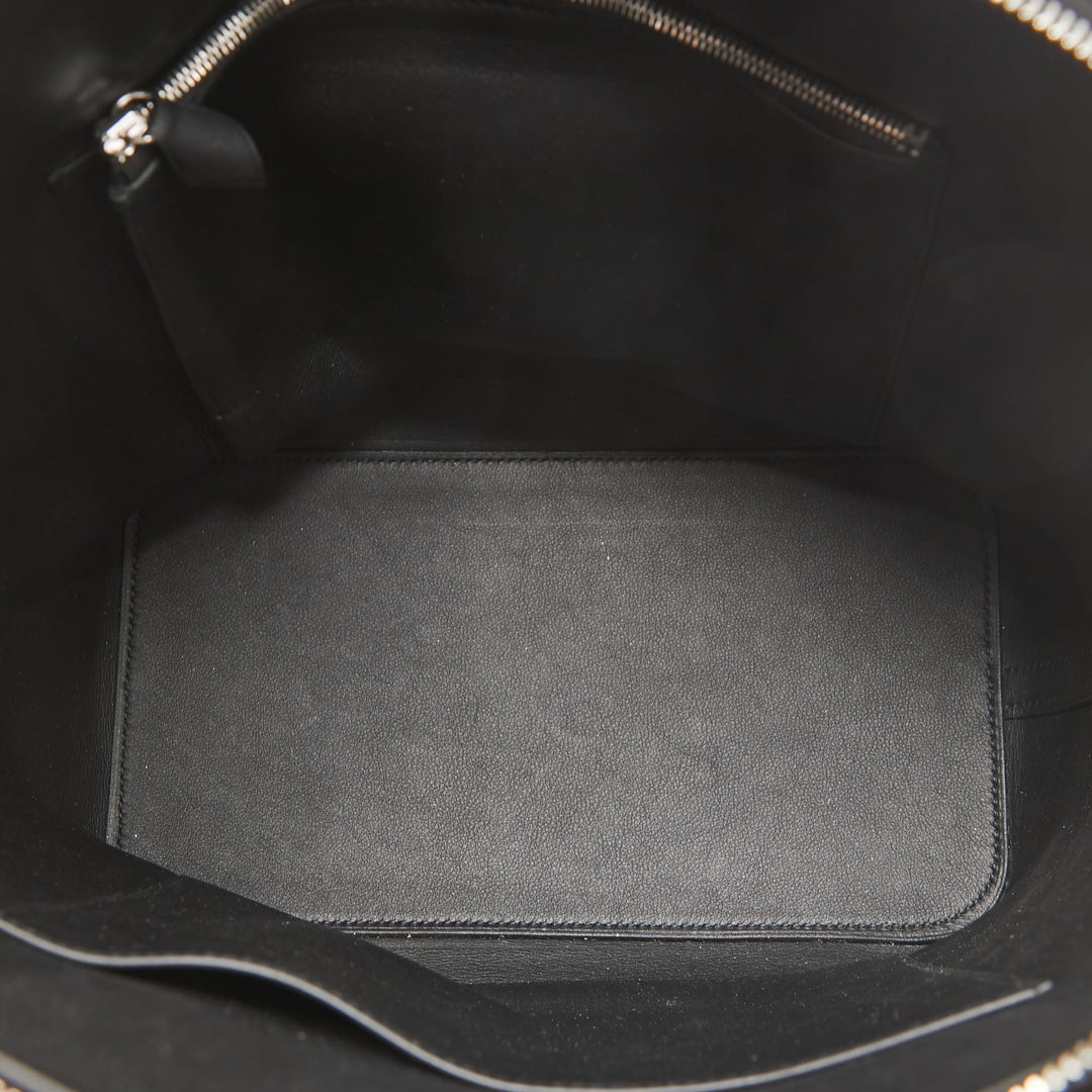 Top quality Hermes Black/Bleu Nuit/Rouge Evercolor and Swift Leather Transat Sailor Bag