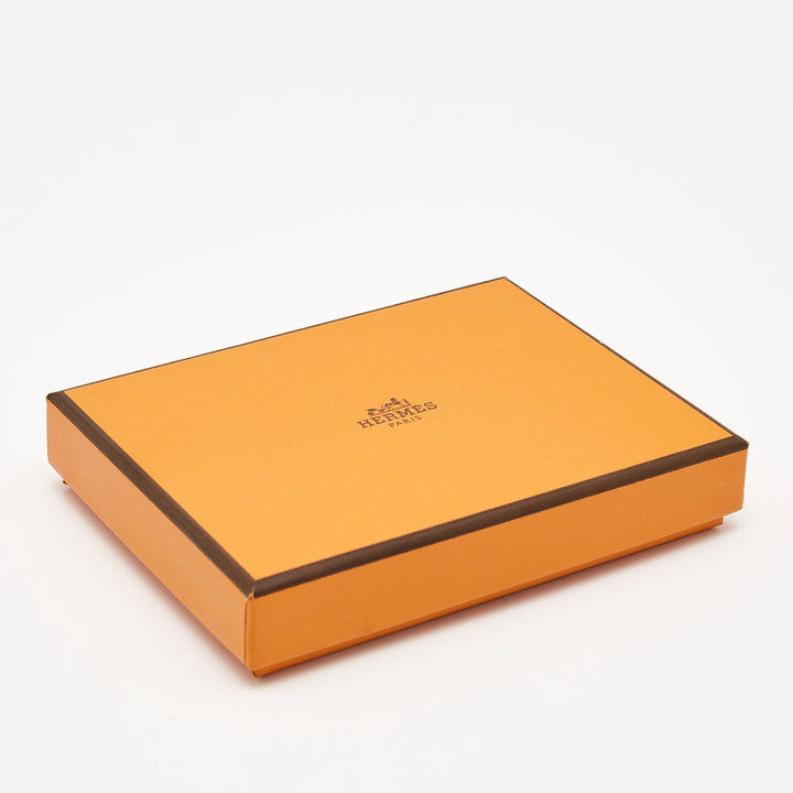 Top quality Hermes Cyclamen Chevre Mysore Leather Calvi Card Holder