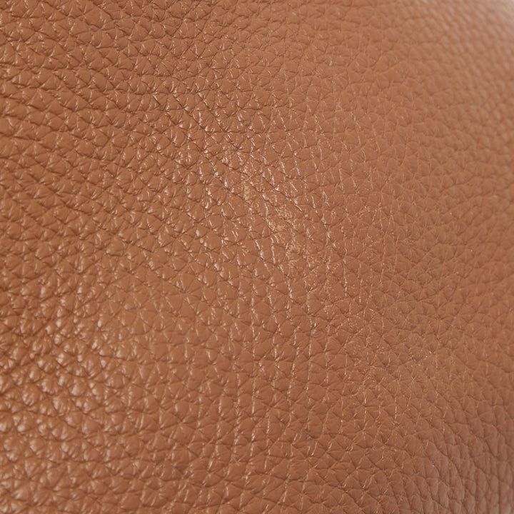 Premium Handmade Hermes Gold Togo Leather Picotin Lock 18 Bag