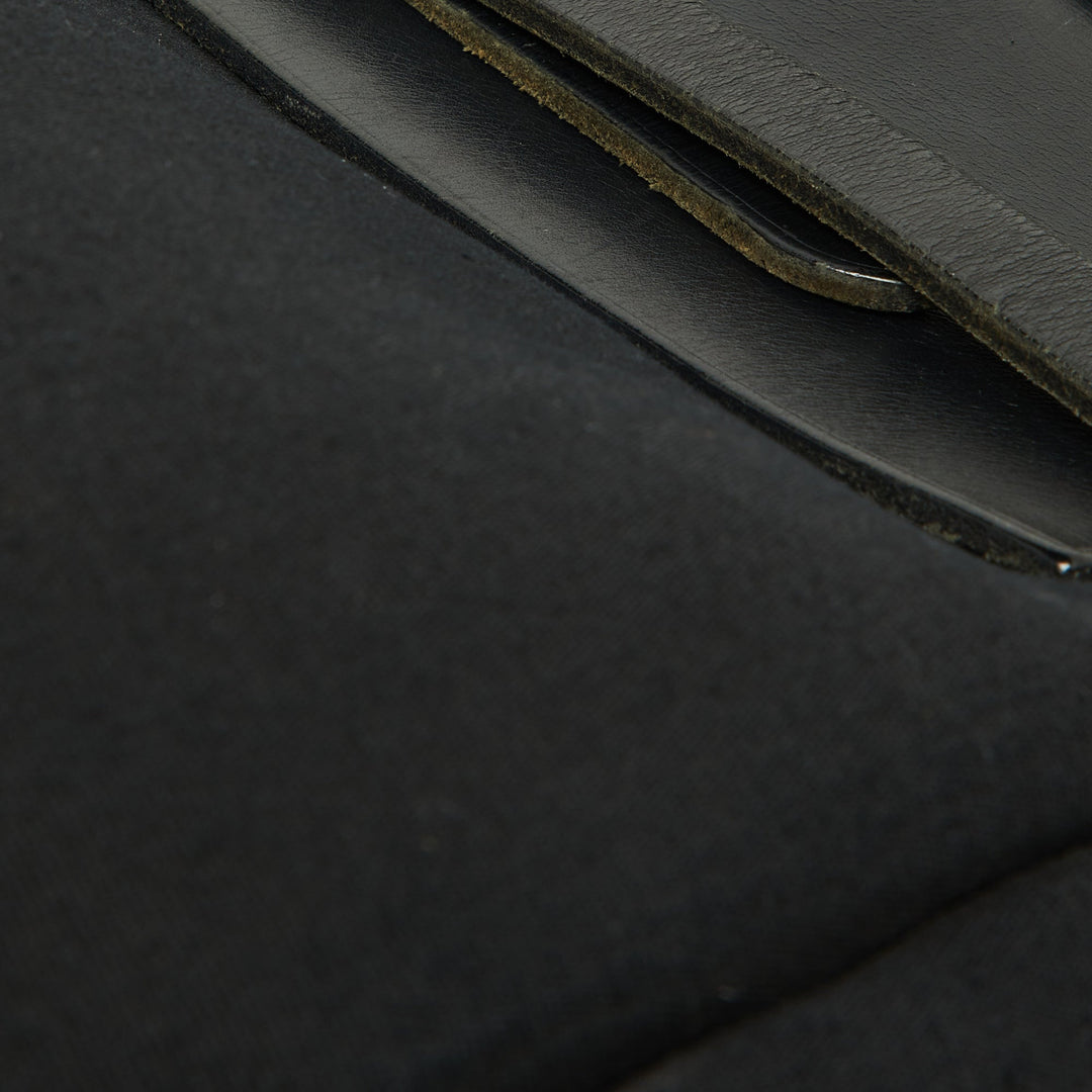 Top quality Hermes Black Canvas and Leather Herbag 39 Bag