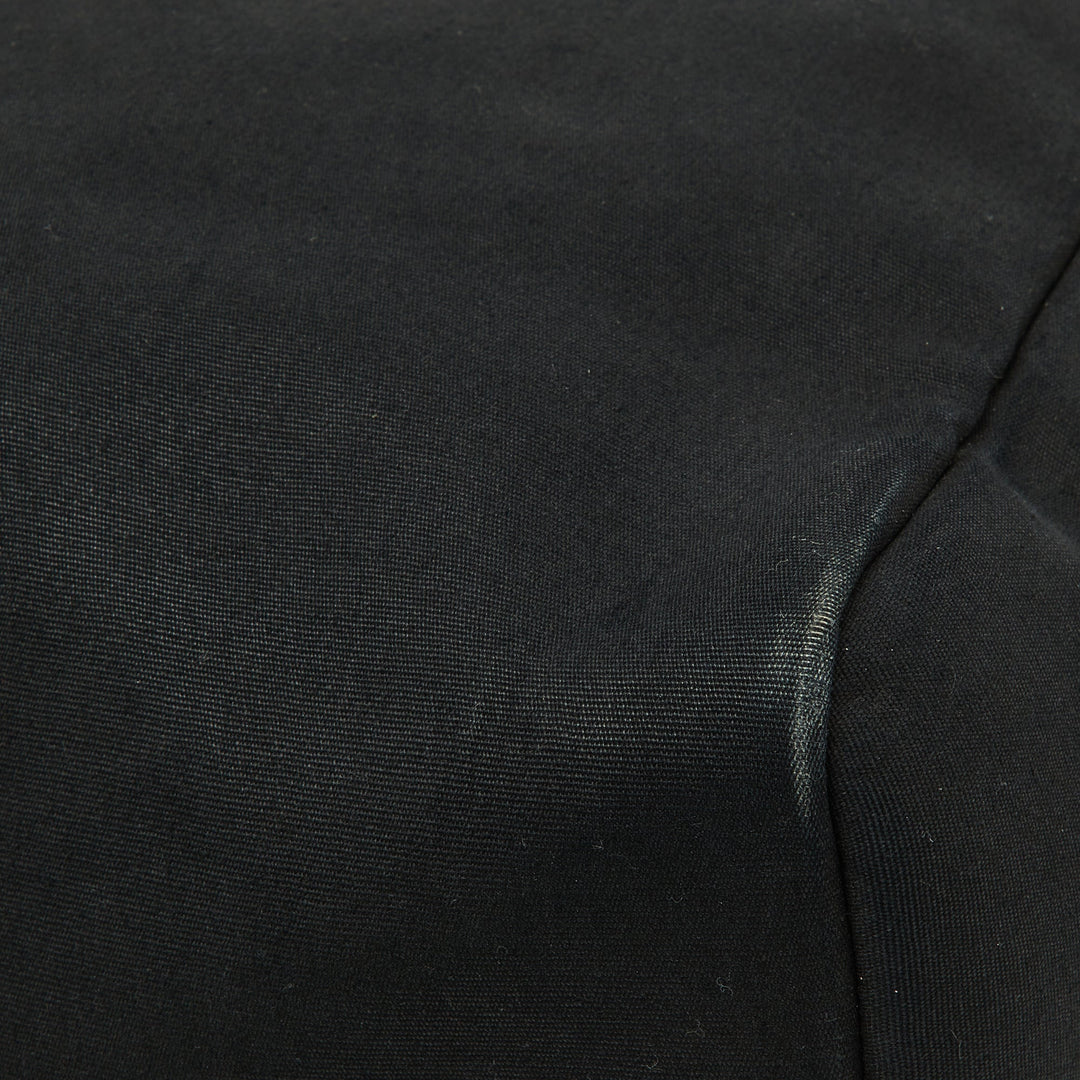 Top quality Hermes Black Canvas and Leather Herbag 39 Bag