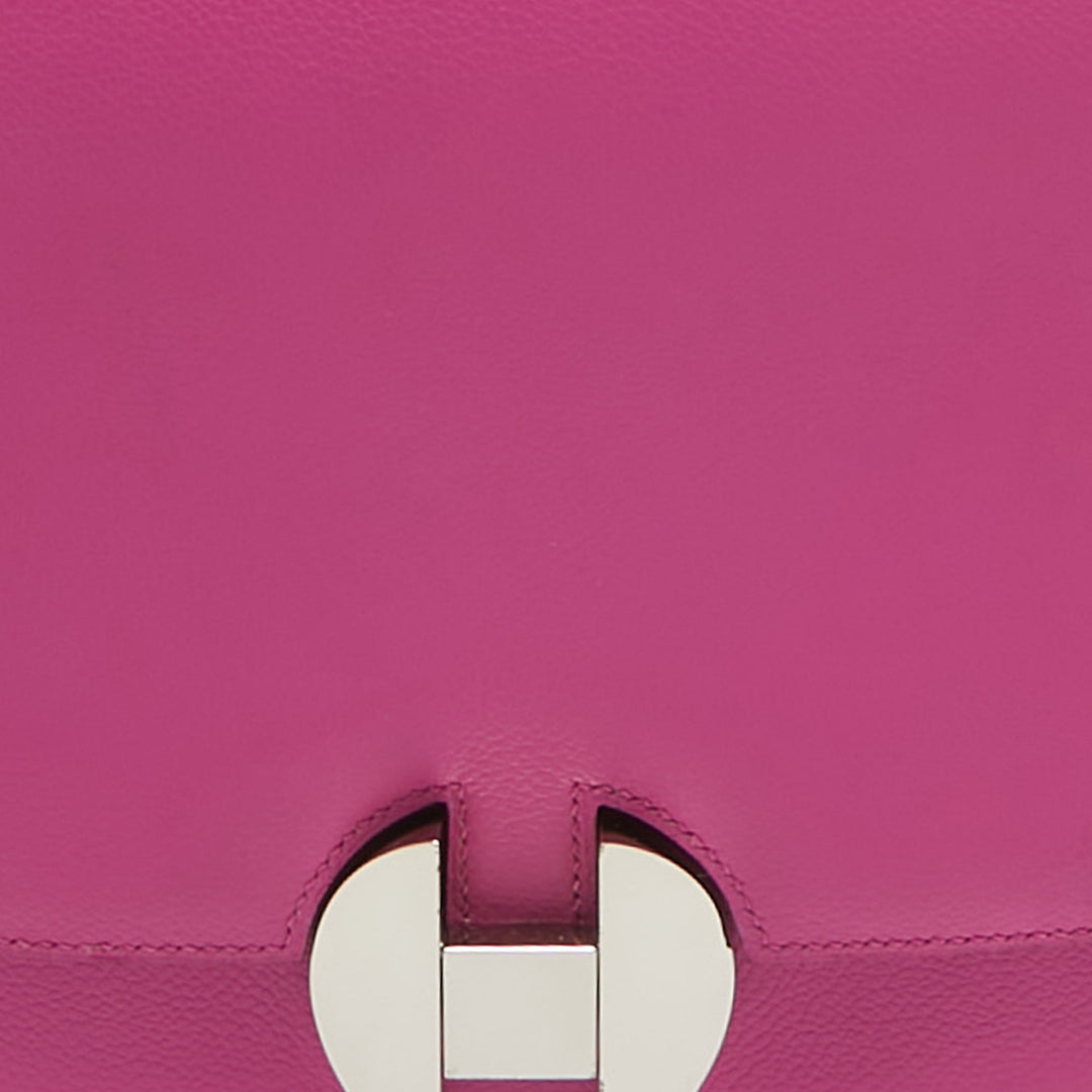 HERMES Magnolia Evercolor Leather Palladium Finish 2002 - 20 Bag