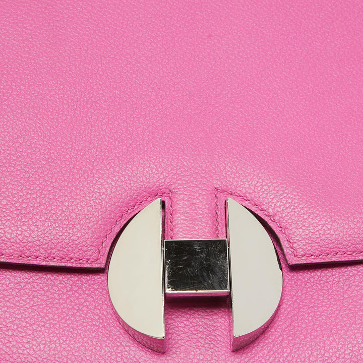 Premium Handmade Hermes Magnolia Evercolor Leather Palladium Finish 2002 - 20 Bag