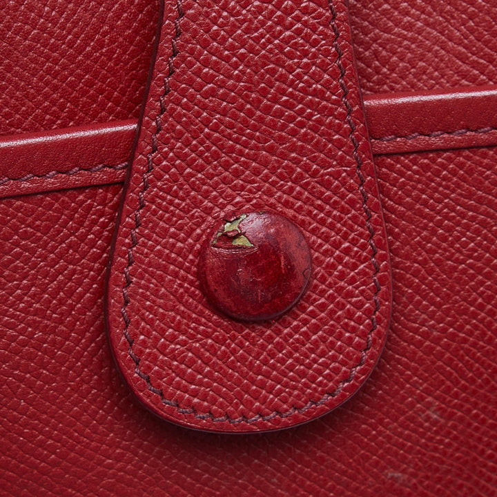 Top quality Hermes Vermillon Epsom Leather Evelyne II GM Bag