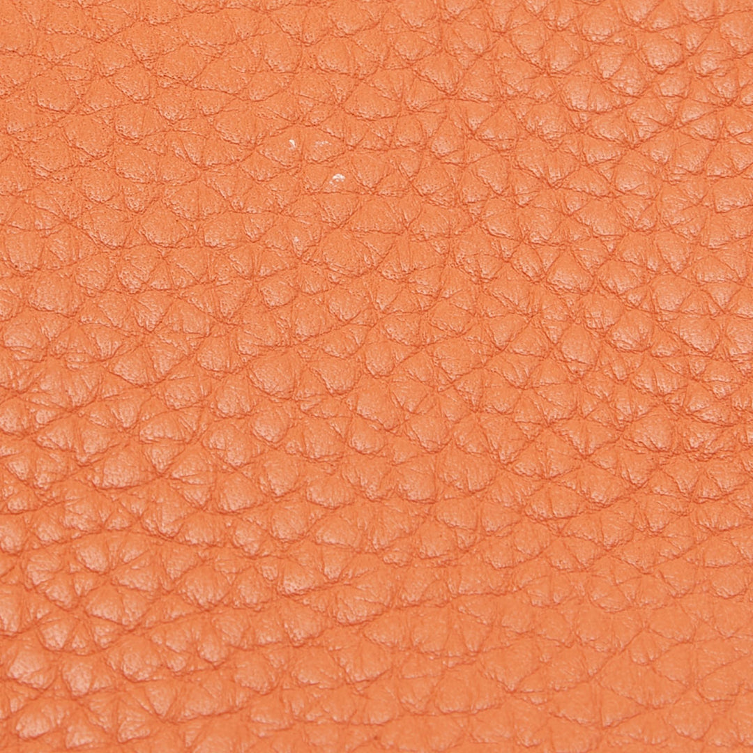 Top quality Hermes Feu Taurillon Clemence Palladium Finish Birkin 35 Bag