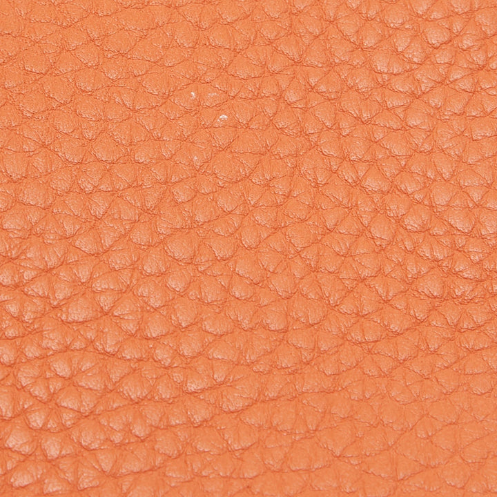 Top quality Hermes Feu Taurillon Clemence Palladium Finish Birkin 35 Bag