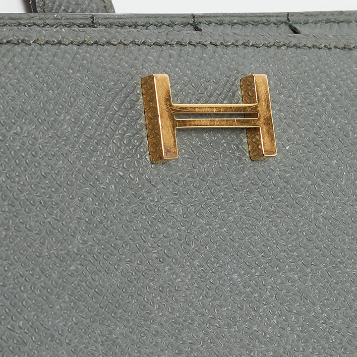 Top quality Hermes Vert Amande Epsom Leather Bearn Gusset Wallet