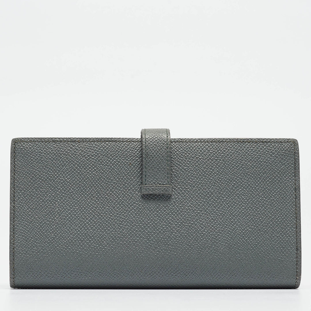 Top quality Hermes Vert Amande Epsom Leather Bearn Gusset Wallet