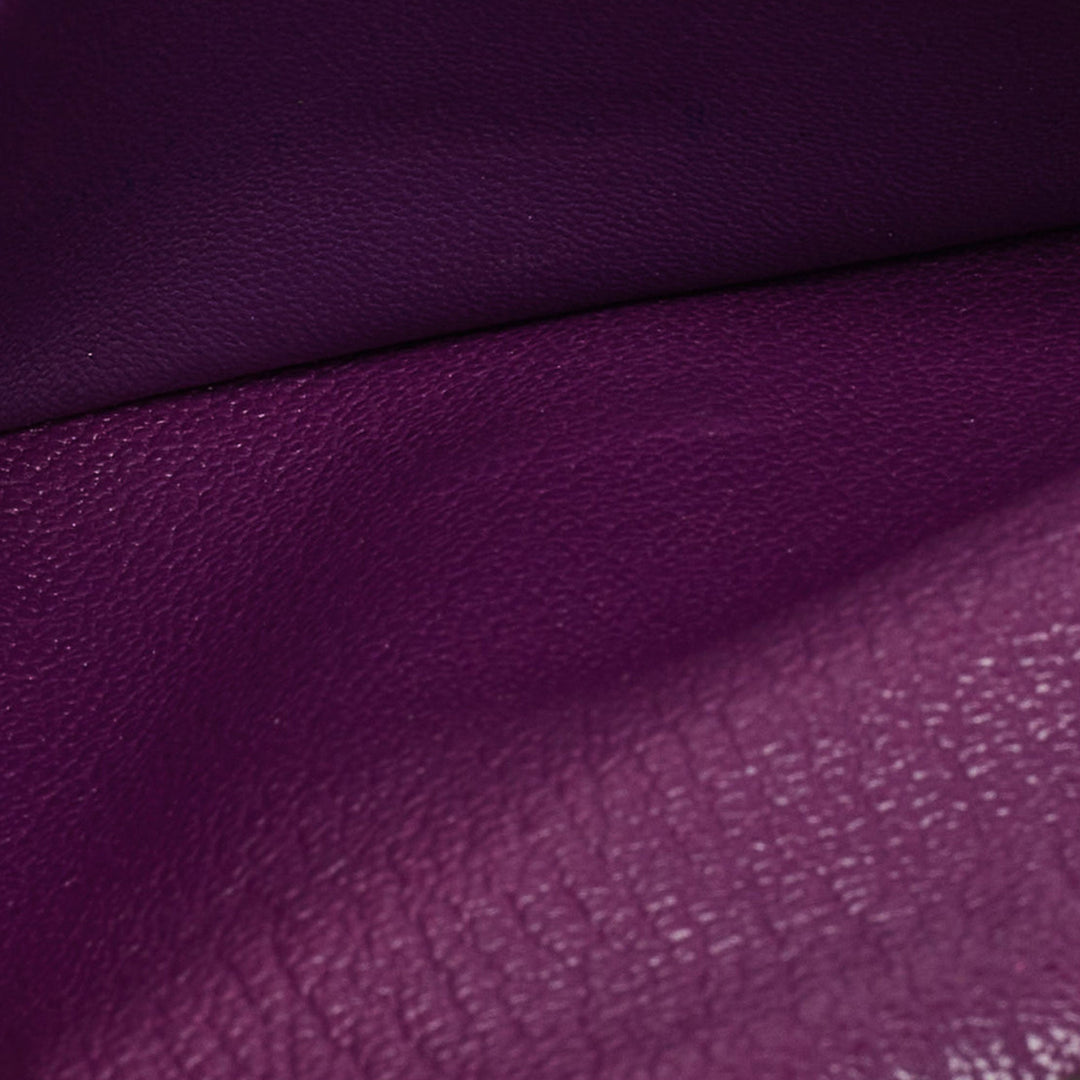 HERMES Anemone Chevre Mysore Leather Bearn Gusset Wallet
