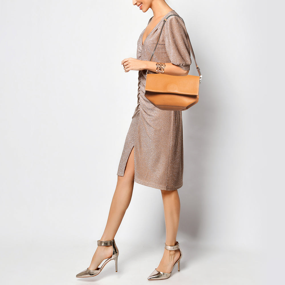 Top quality Hermes Toffee/Lime Taurillon Novillo Leather Opli 28 Bag
