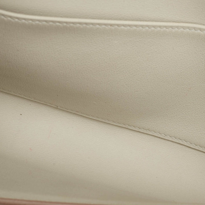 Hermes Gris Perle Swift Leather Medor Clutch 23
