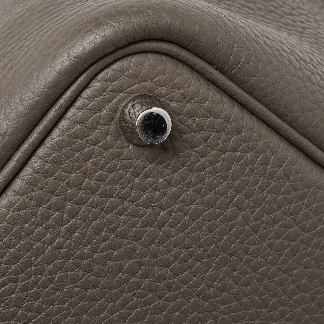Top quality Hermes Etain Taurillon Clemence Leather Picotin Lock 18 Bag