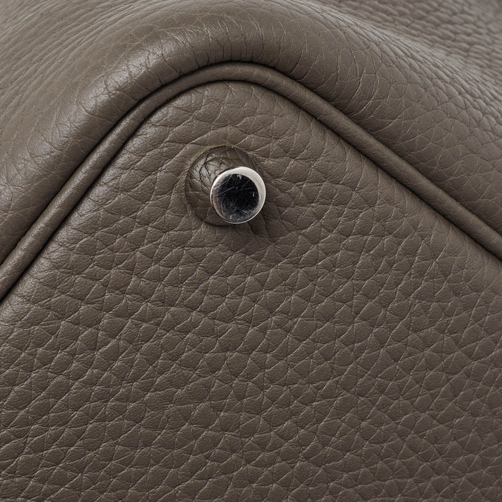 Top quality Hermes Etain Taurillon Clemence Leather Picotin Lock 18 Bag