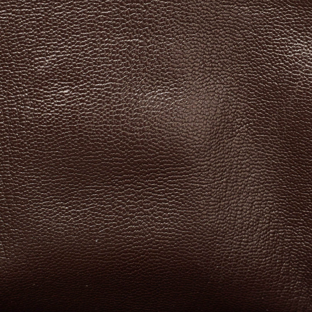 Top quality Hermes Chocolat Taurillon Clemence Leather Palladium Finish Birkin 30 Bag