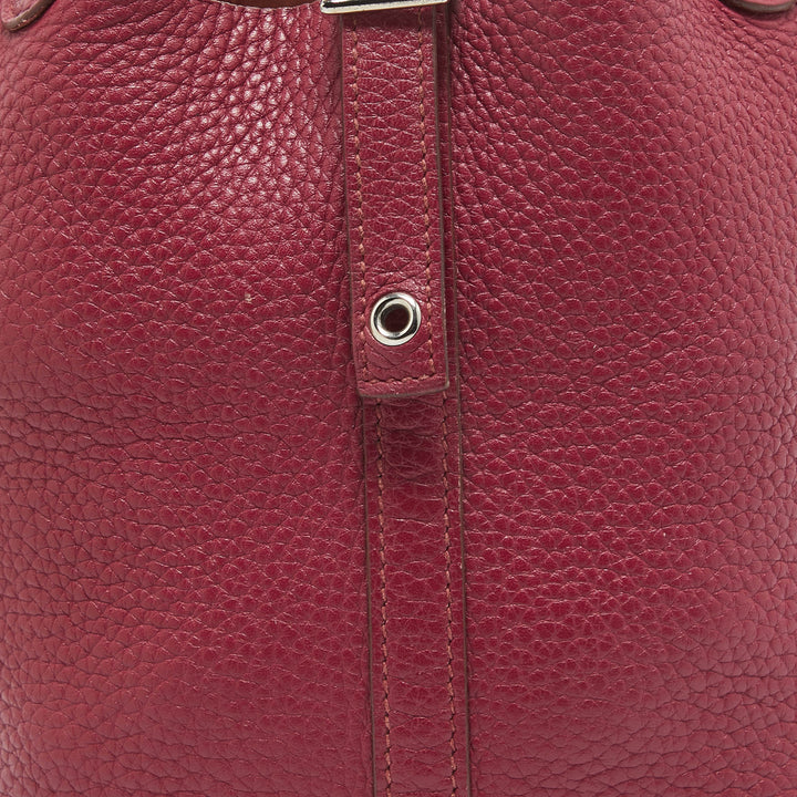 HERMES Tosca Taurillon Clemence Leather Picotin Lock 18 Bag