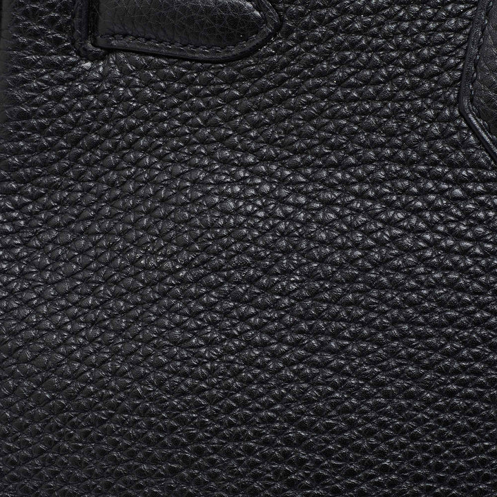 Premium Handmade Hermes Black Togo Leather Gold Finish Birkin 35 Bag