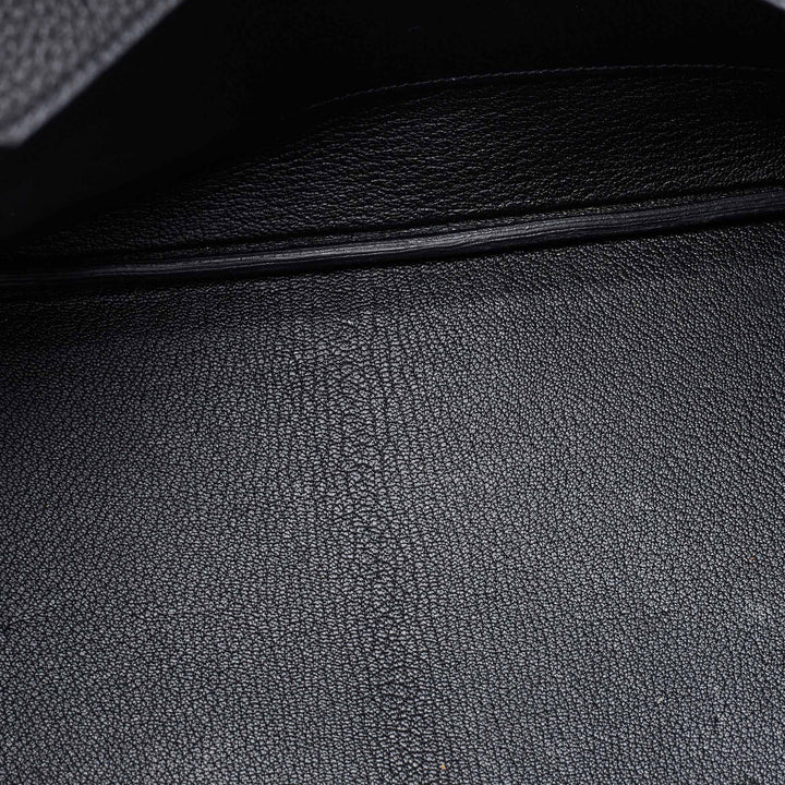 Premium Handmade Hermes Black Togo Leather Gold Finish Birkin 35 Bag