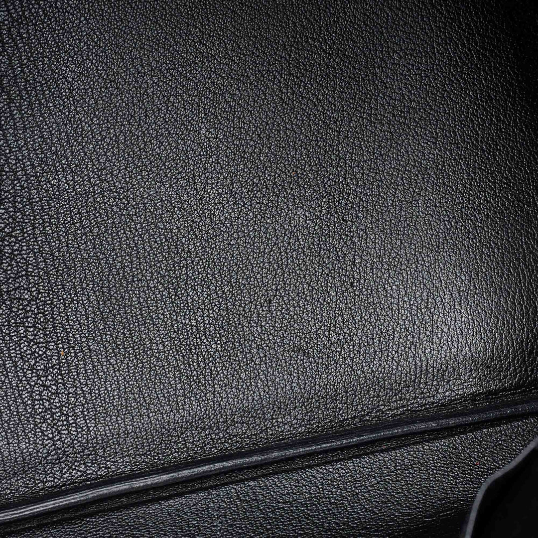 Premium Handmade Hermes Black Togo Leather Gold Finish Birkin 35 Bag