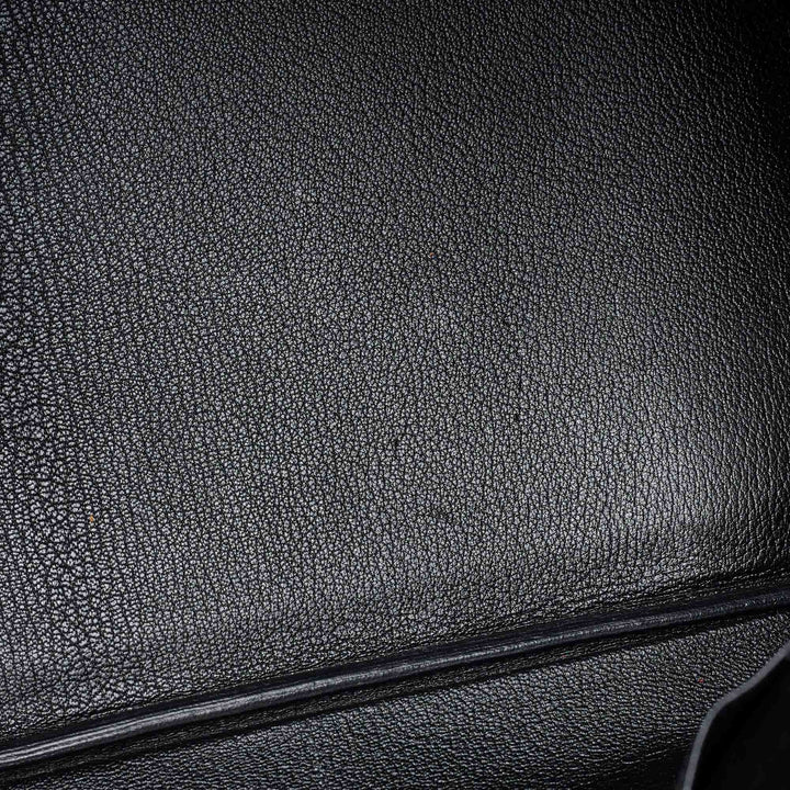 Premium Handmade Hermes Black Togo Leather Gold Finish Birkin 35 Bag