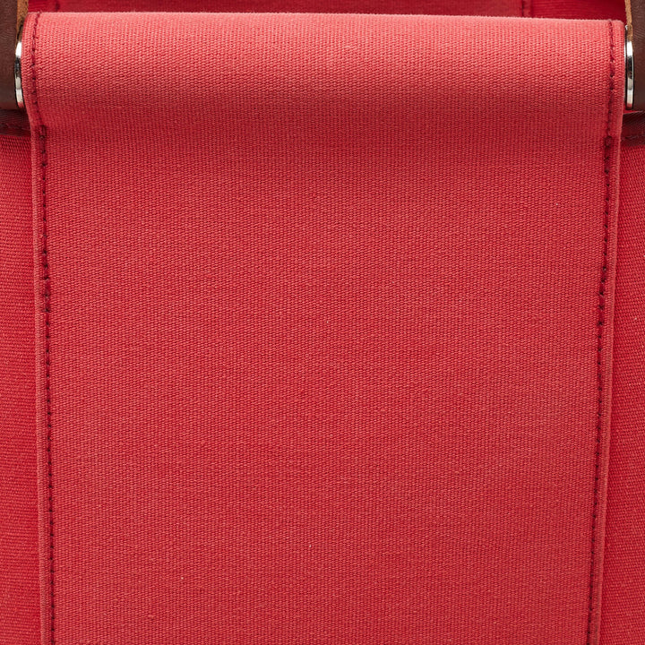 HERMES Rose Candy Toile Canvas Cabag Elan Tote