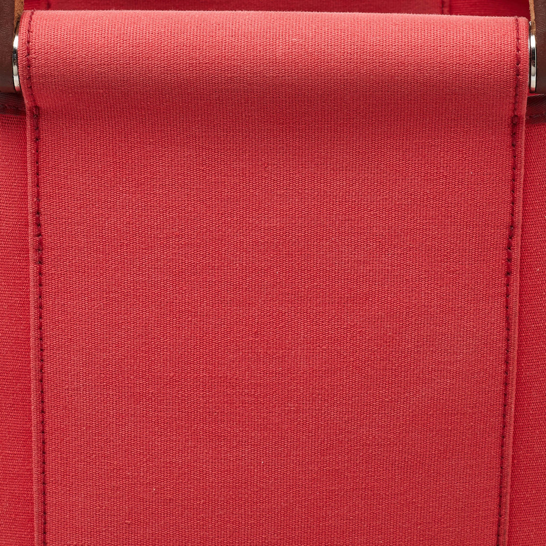 Premium Handmade Hermes Rose Candy Toile Canvas Cabag Elan Tote
