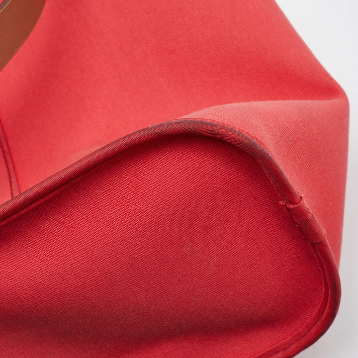 Premium Handmade Hermes Rose Candy Toile Canvas Cabag Elan Tote
