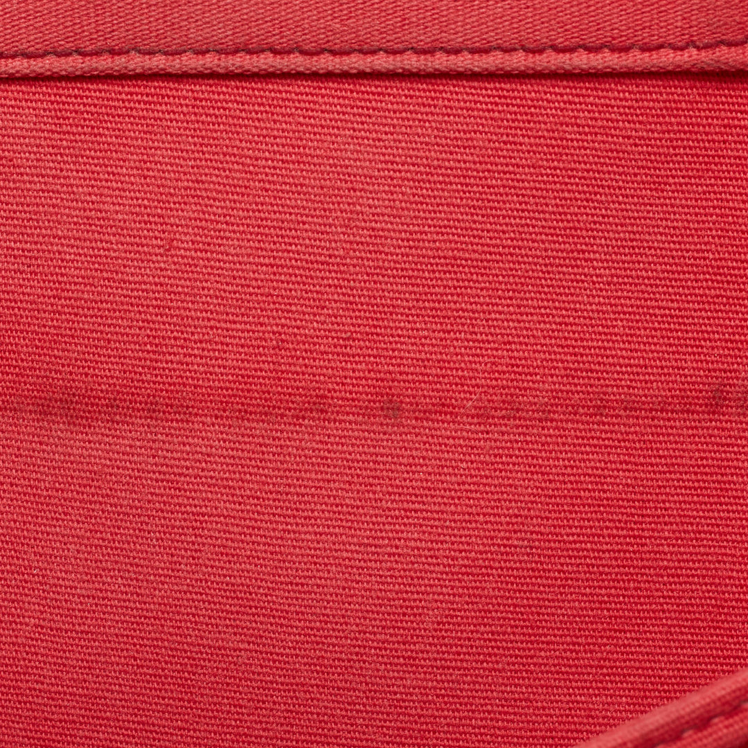 HERMES Rose Candy Toile Canvas Cabag Elan Tote