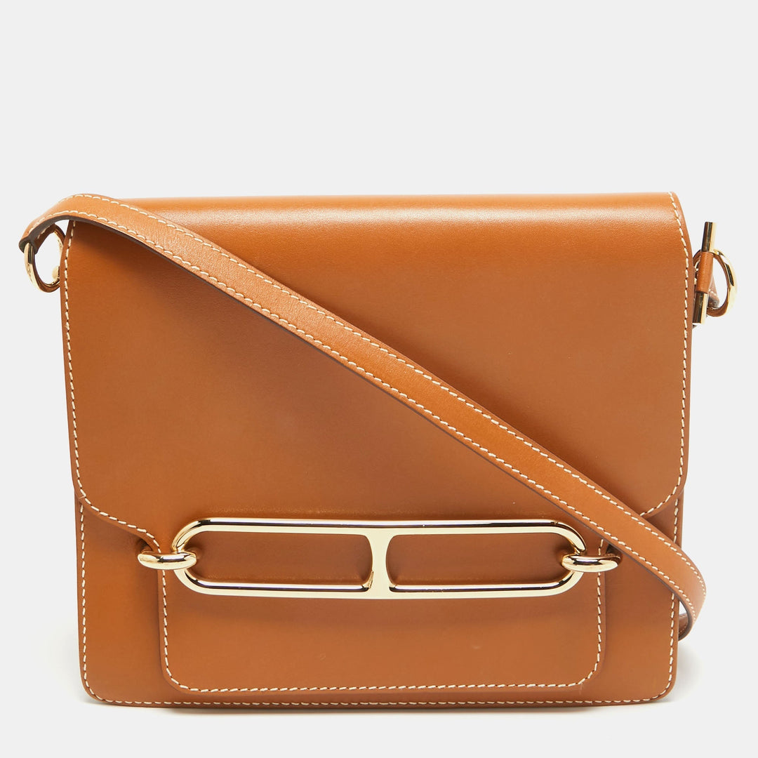 Hermes Natural Sable Veau Butler Leather Roulis 23 Bag