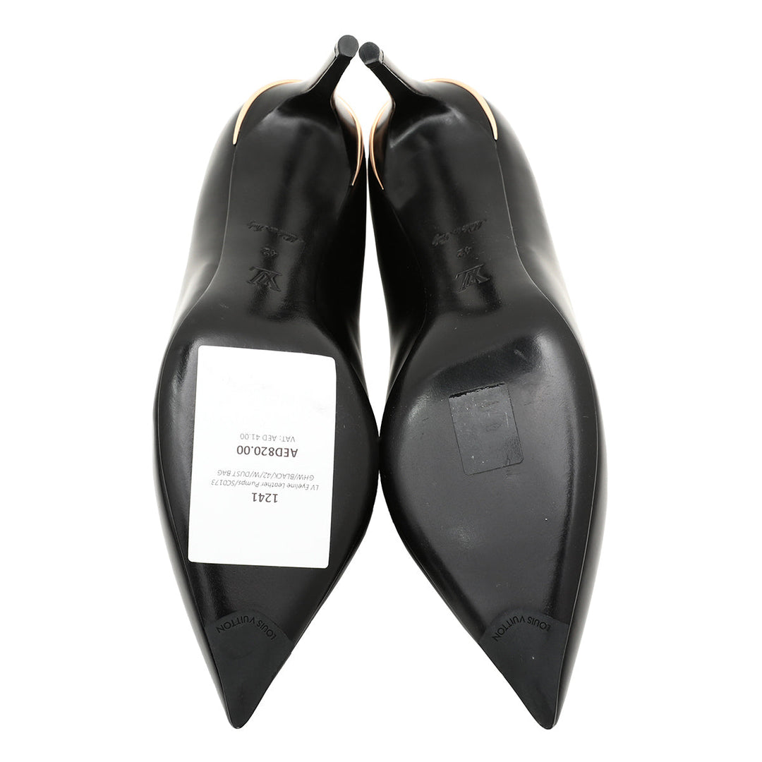 Louis Vuitton Black Eyeline Pumps 42