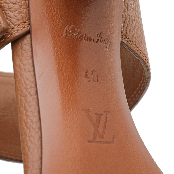 Louis Vuitton Brown Horizon Sandals 40