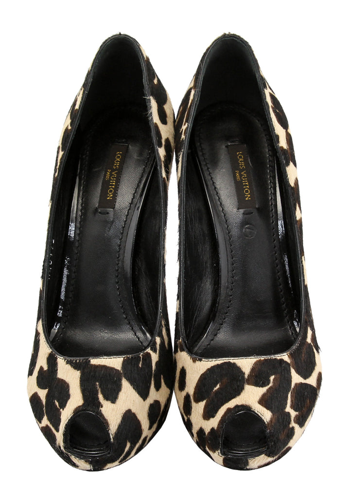Louis Vuitton Leopard Oh Really Pumps 38