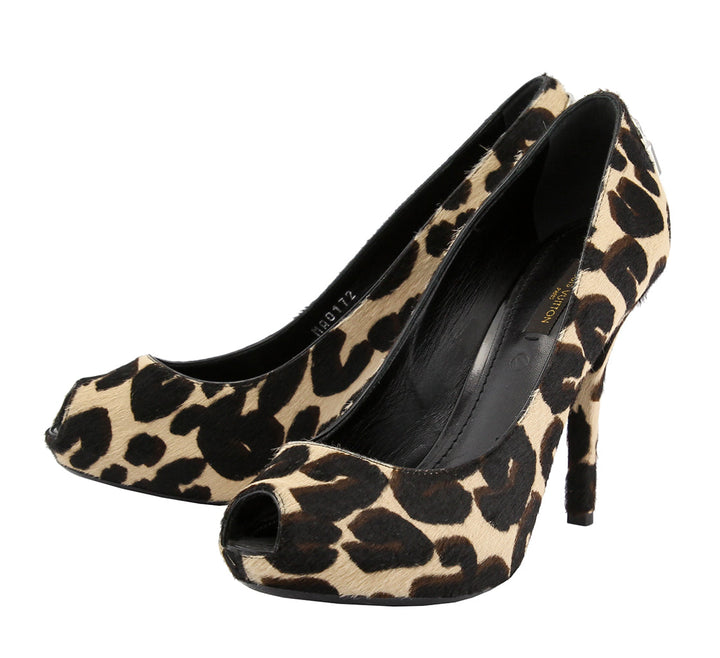 Louis Vuitton Leopard Oh Really Pumps 38