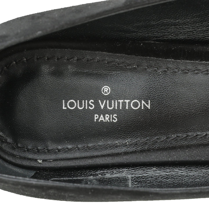 Louis Vuitton Black Suede Madeleine Pump 36.5